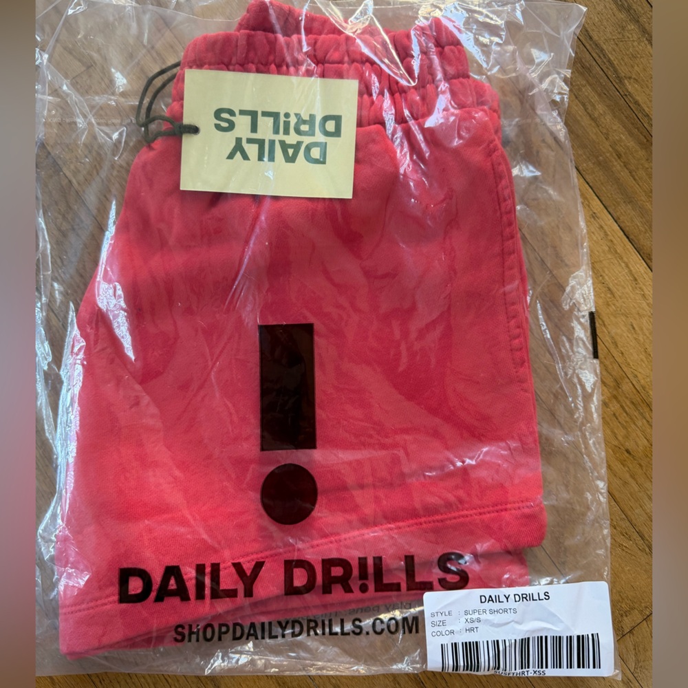 Daily Drills Red super shorts